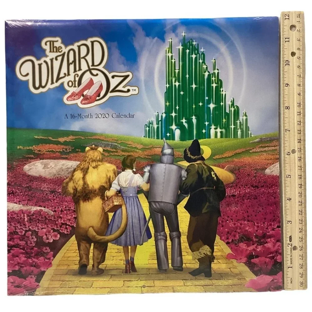 The‎ Wizard Of Oz 16-Month 2020 Wall Calendar - New Sealed